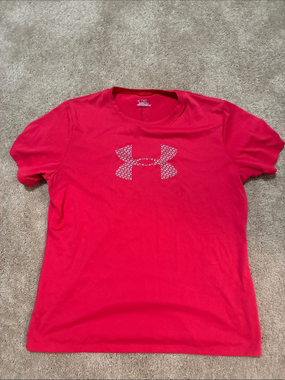 Under Armour Women’s Bright Pink Short Sleeve Logo Tee